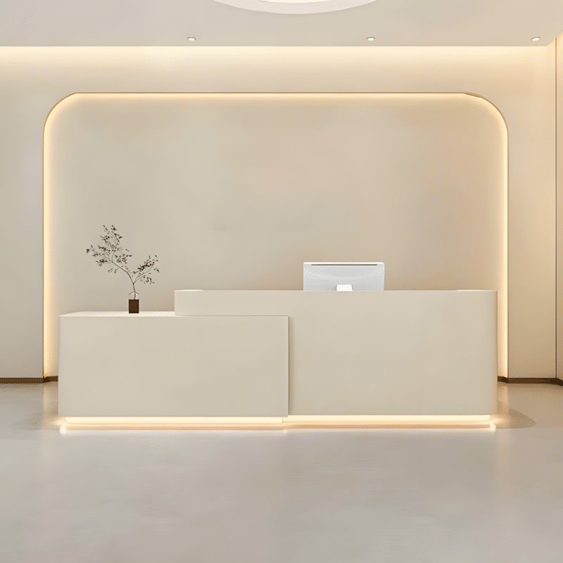 Simple Modern Lacquered Front Desk