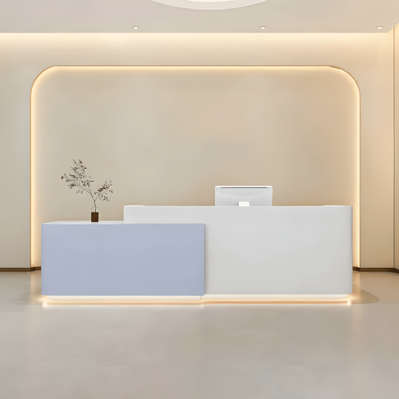Simple Modern Lacquered Front Desk