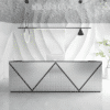 Simple Modern Light Luxury Reception Desk