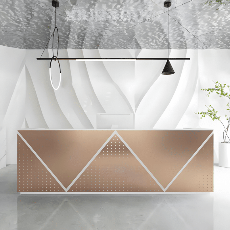 Simple Modern Light Luxury Reception Desk