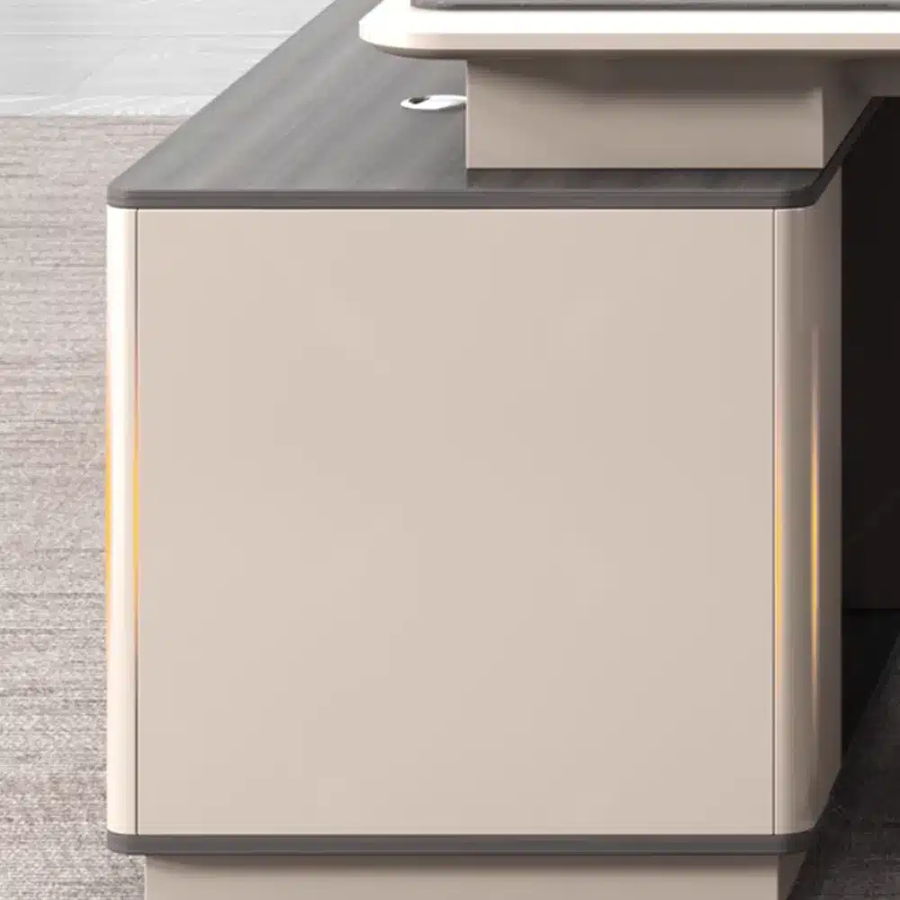 Simple Modern Manager Desk - Light Luxury