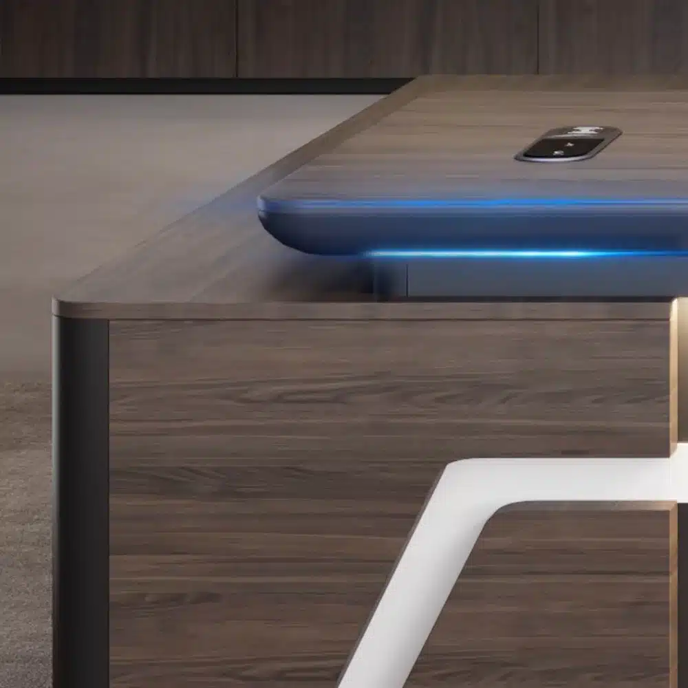 Simple Modern President Desk - Large & Elegant