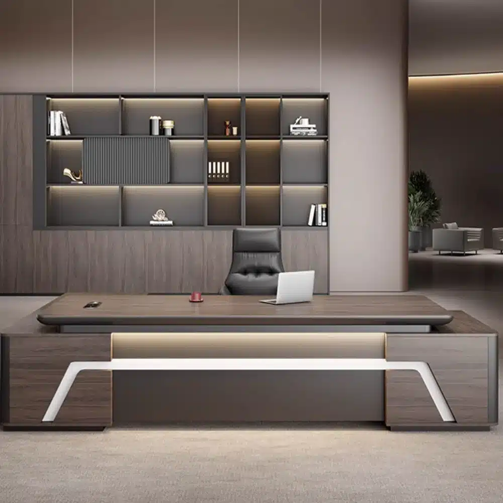 Simple Modern President Desk - Large & Elegant Simple Modern President Desk - Large & Elegant