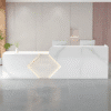 Simple Modern Rectangular Reception Desk
