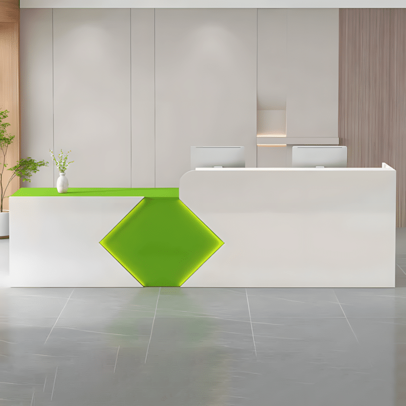 Simple Modern Rectangular Reception Desk
