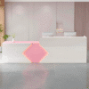 Simple Modern Rectangular Reception Desk