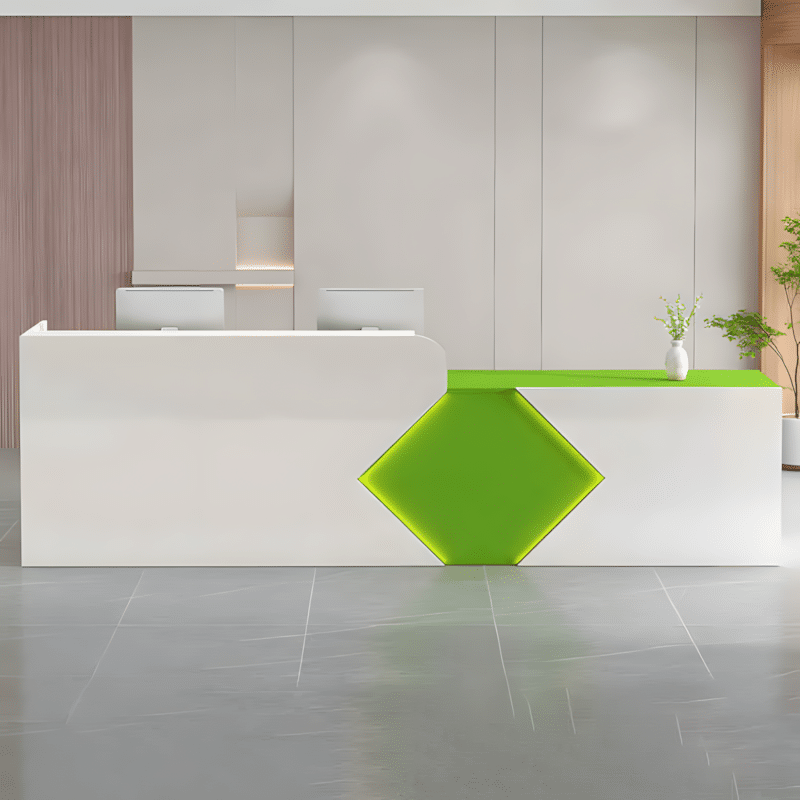 Simple Modern Rectangular Reception Desk