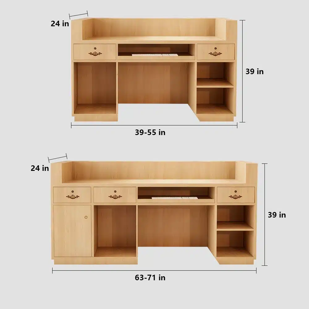 Simple Rattan Cashier Counter - Maoters