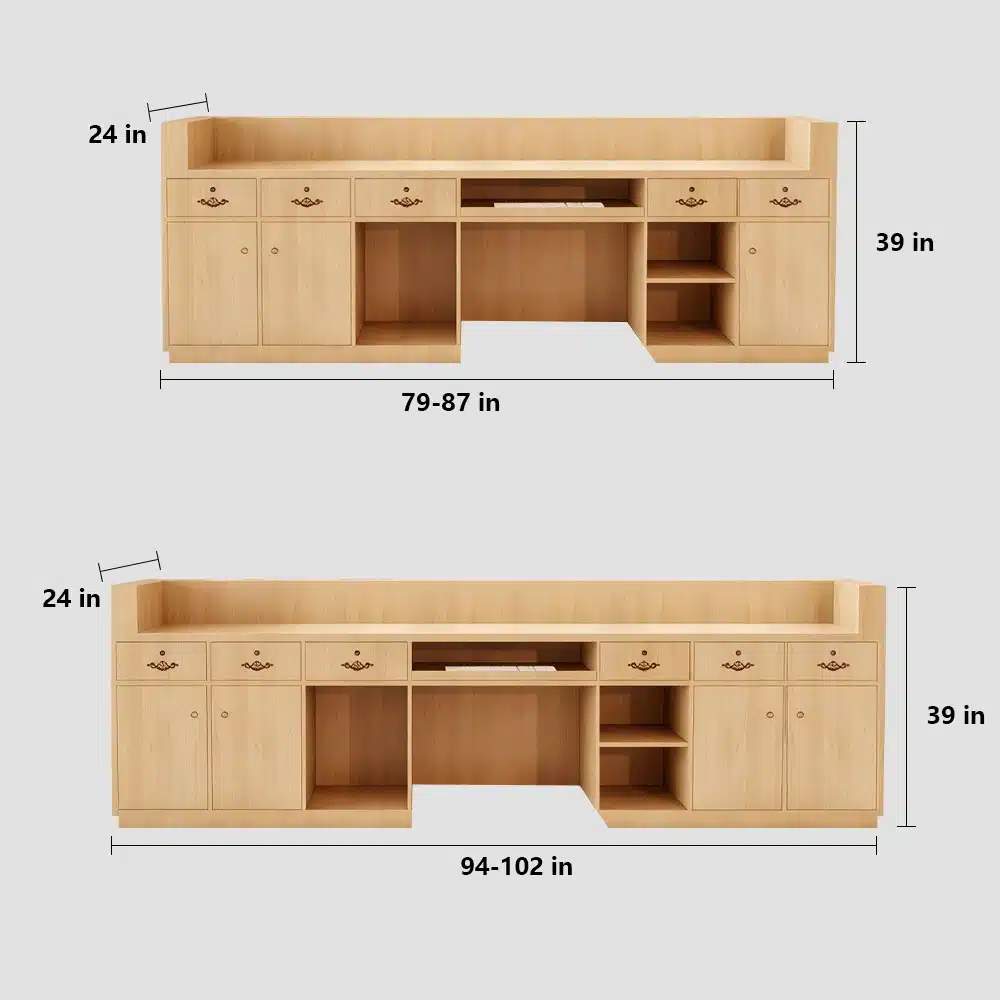 Simple Rattan Cashier Counter - Maoters
