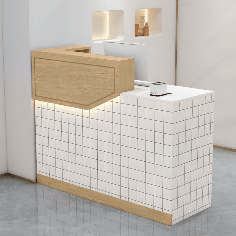 Simple Small Bar Table Cashier Desk - Maoters