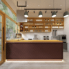 Simple Milk Tea Coffee Bar Baking Counter