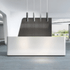 Simple Modern Lacquer Office Reception Desk