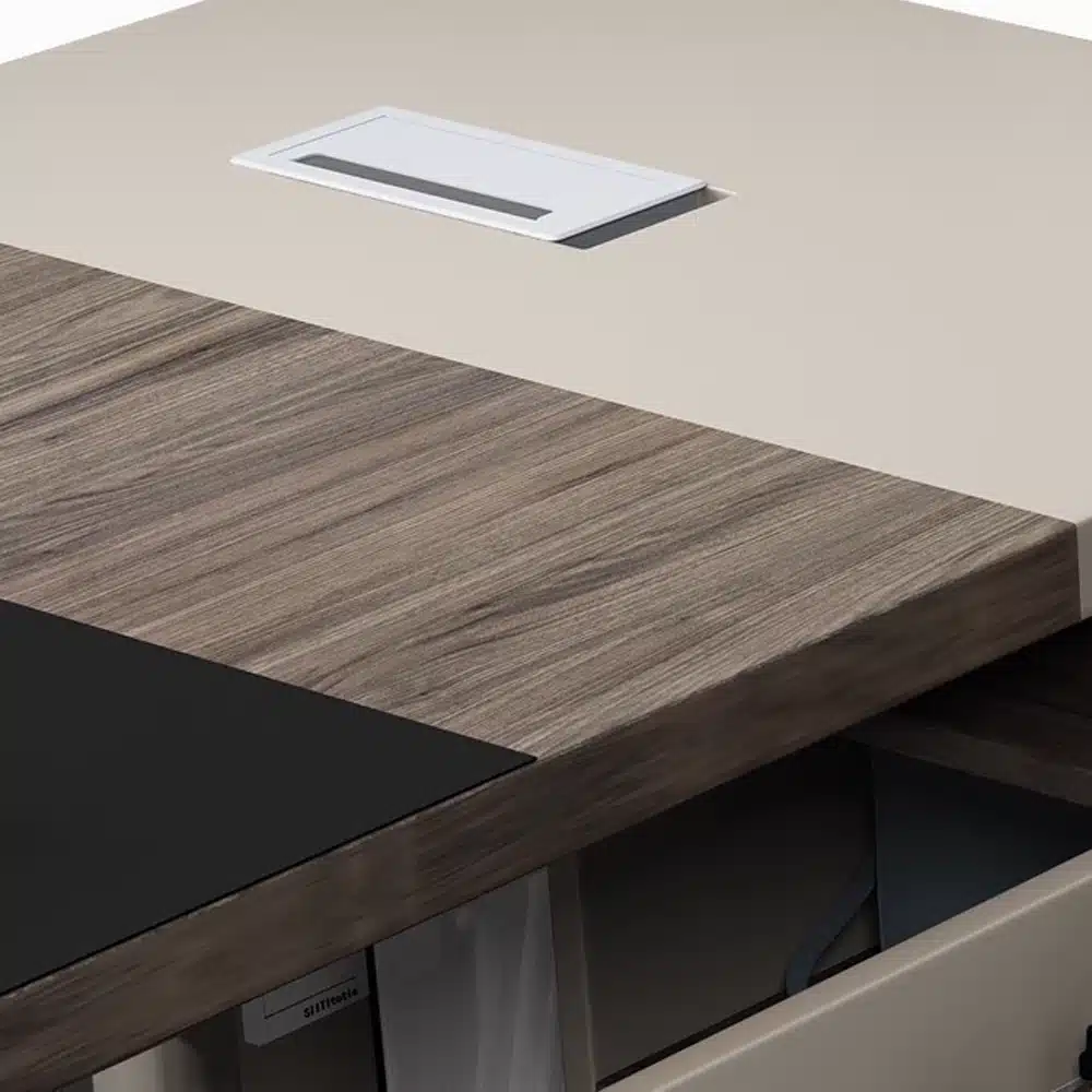 Sleek Modern Executive Desk - Premium Quality Sleek Modern Executive Desk - Premium Quality