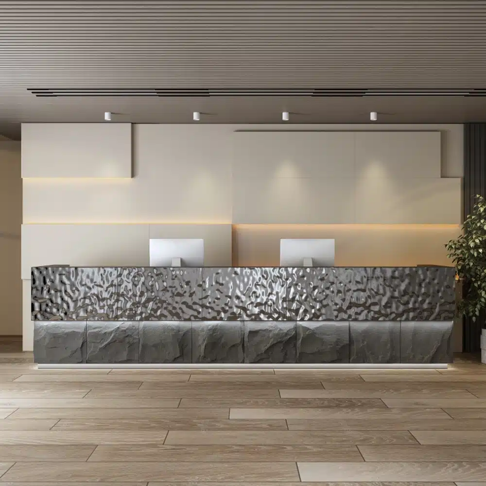 Stainless Steel Cash Register Desk - Maoters