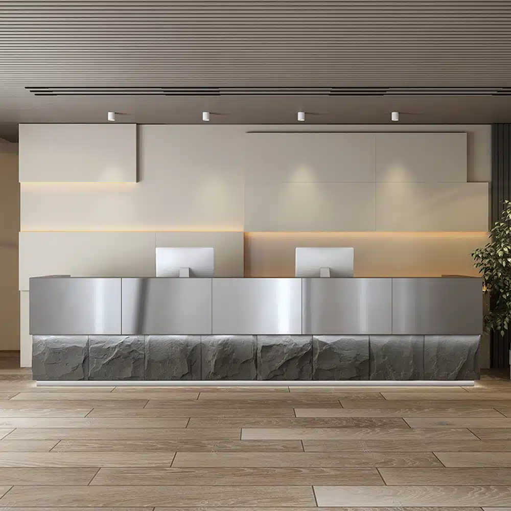 Stainless Steel Cash Register Desk - Maoters