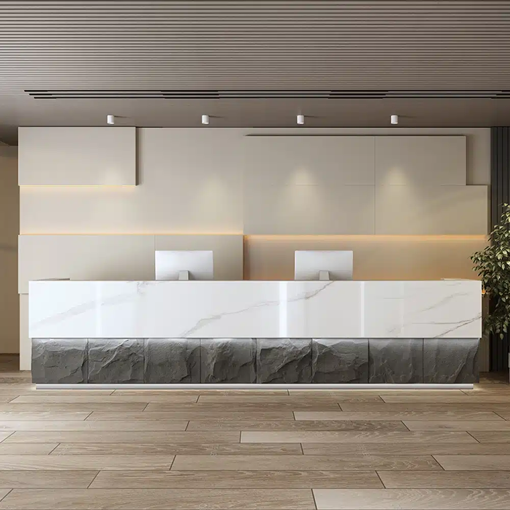 Stainless Steel Cash Register Desk - Maoters