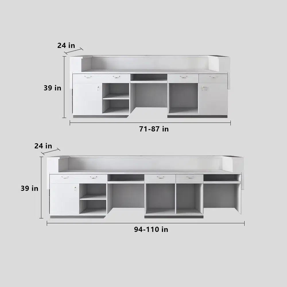 Stainless Steel Cash Register Desk - Maoters Stainless Steel Cash Register Desk - Maoters