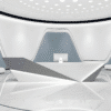Stylish Reception Desk with Register Counter Storage