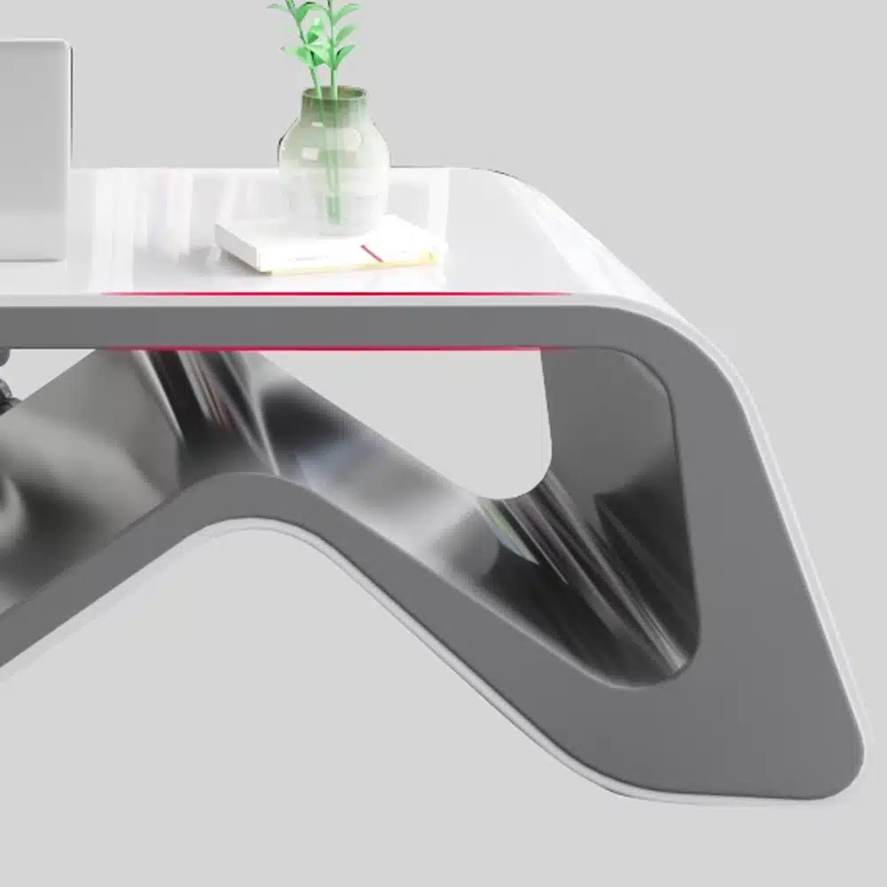 Stylish White Office Desk - Maoters Stylish White Office Desk - Maoters