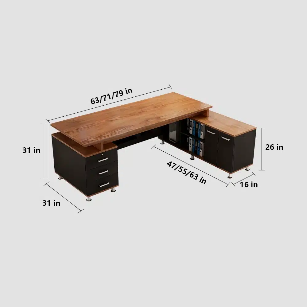 Thickened Office Desk Executive Desk - Maoters
