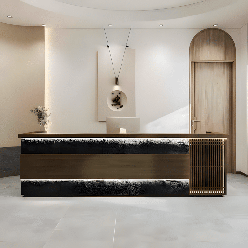 Vintage Art Multifunctional Reception Desk - Maoters