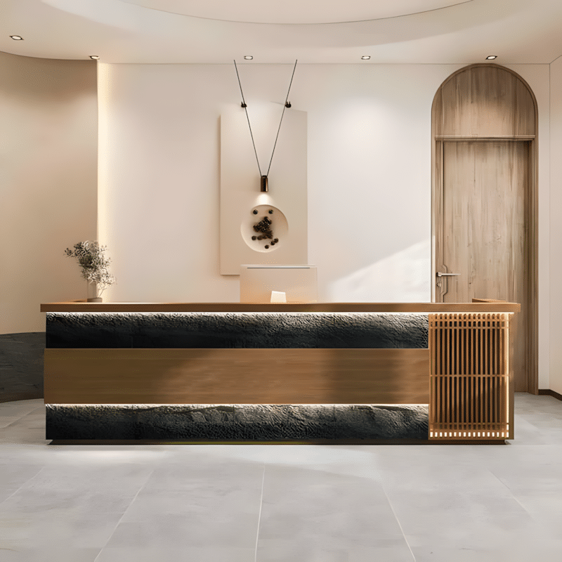 Vintage Art Multifunctional Reception Desk - Maoters