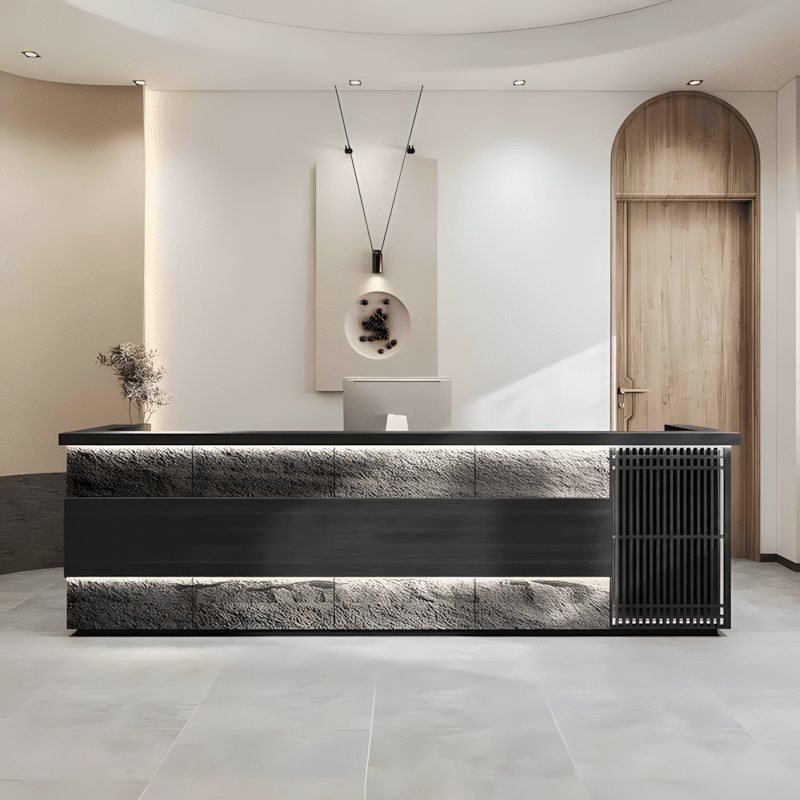 Vintage Art Multifunctional Reception Desk - Maoters