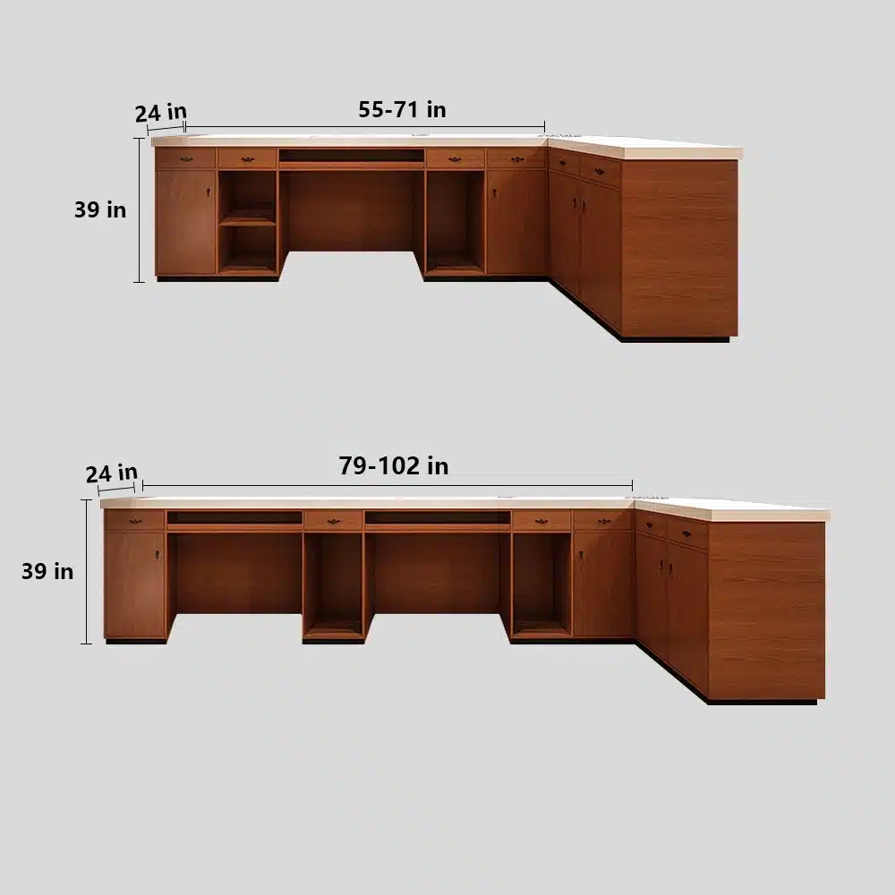 Vintage-style Bar Reception Desk