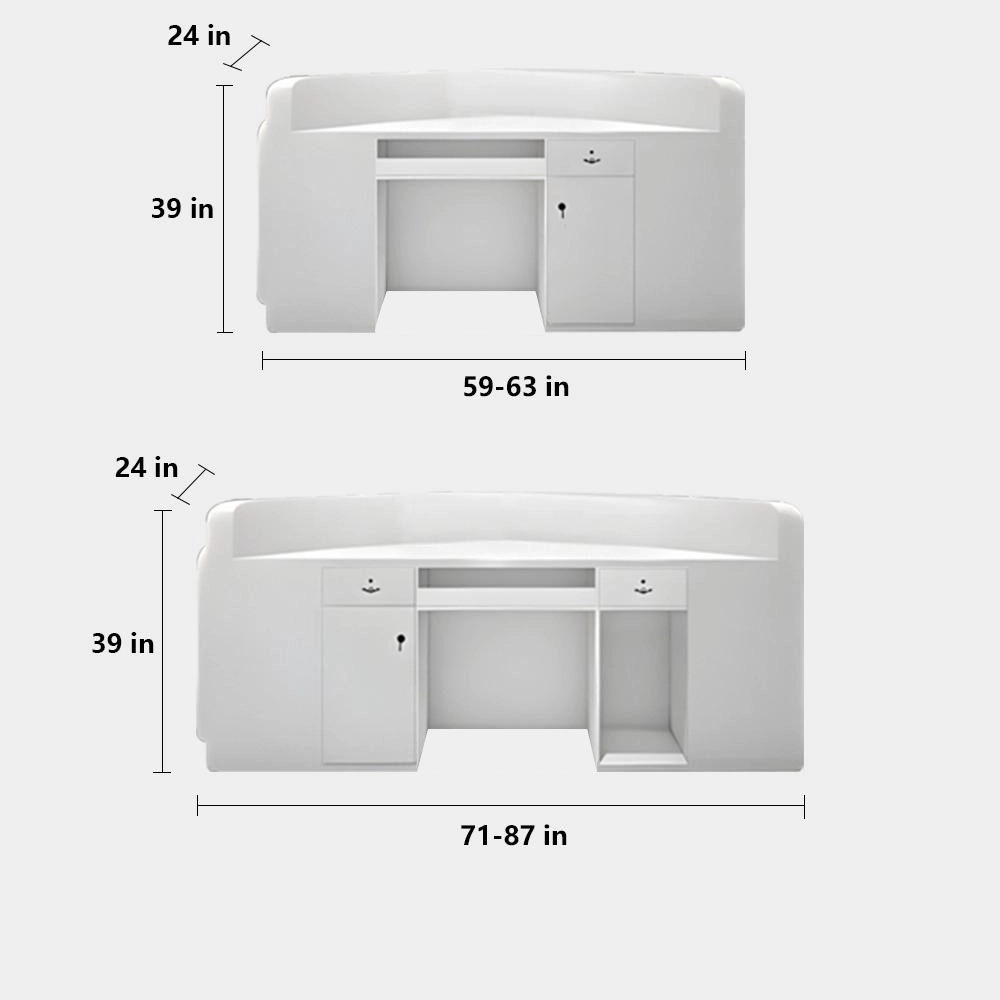 Curved Beauty Salon Bar Counter Curved Beauty Salon Bar Counter
