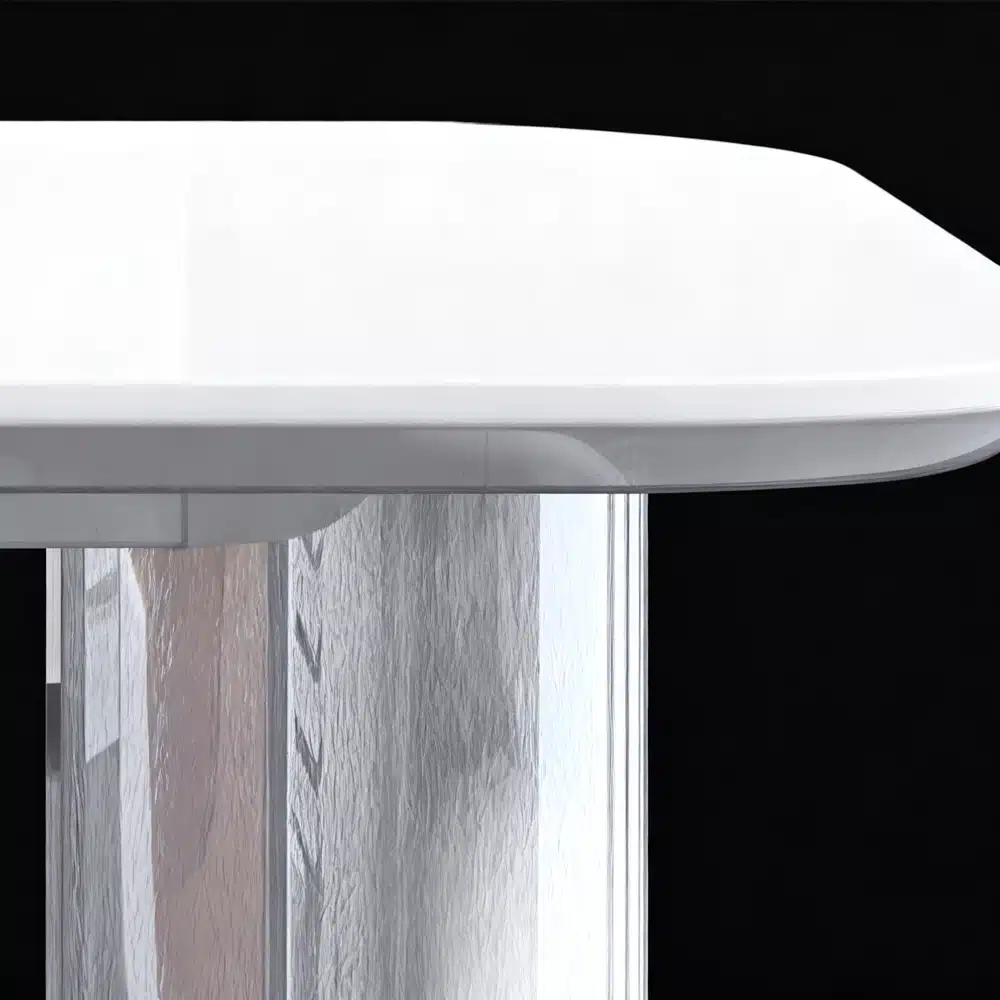 White Lacquered Executive Desk - Modern Creative Office Furniture White Lacquered Executive Desk - Modern Creative Office Furniture