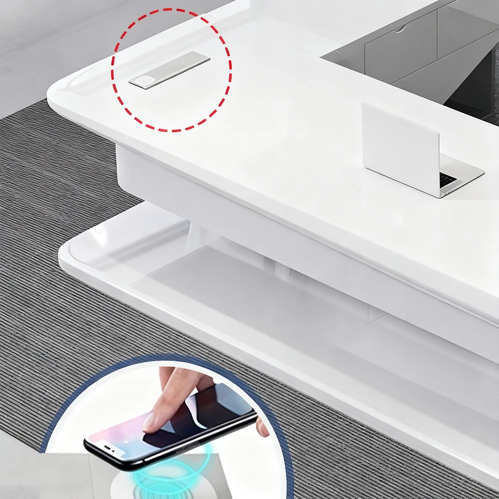 Innovative  Stylish Lacquered Executive Desk