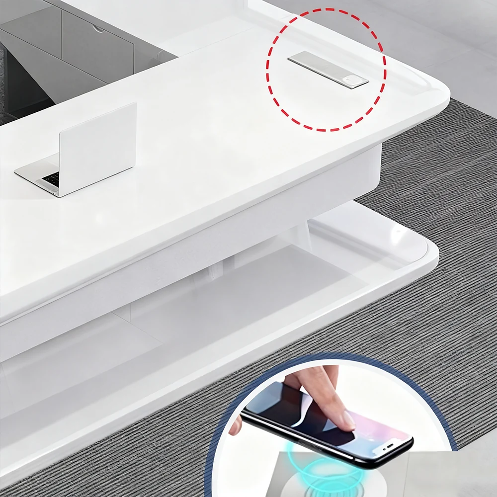 Innovative Stylish Lacquered Executive Desk Innovative Stylish Lacquered Executive Desk