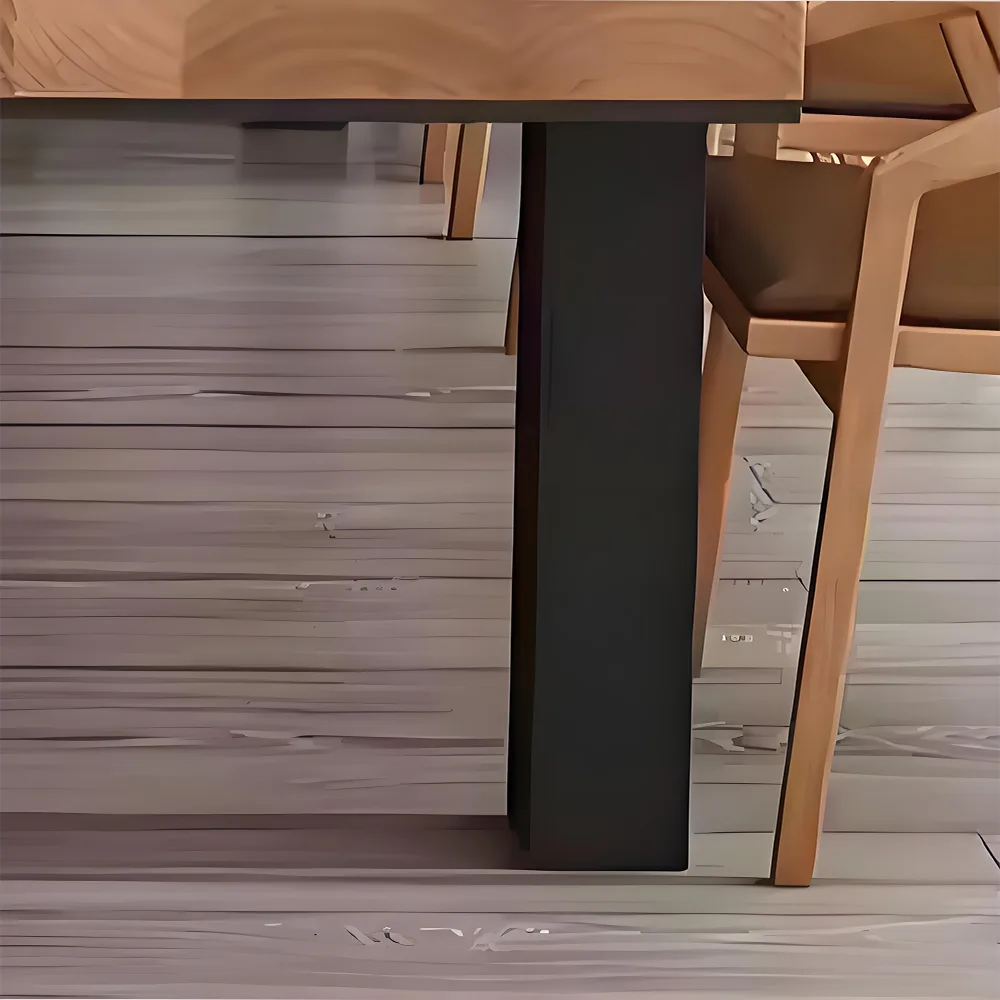 Nordic Simplicity Solid Wood Office Conference Table - Maoters