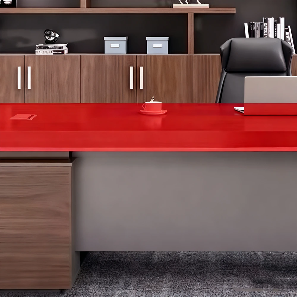 L Shaped Desk with Cabinet Storage - Maoters L Shaped Desk with Cabinet Storage - Maoters