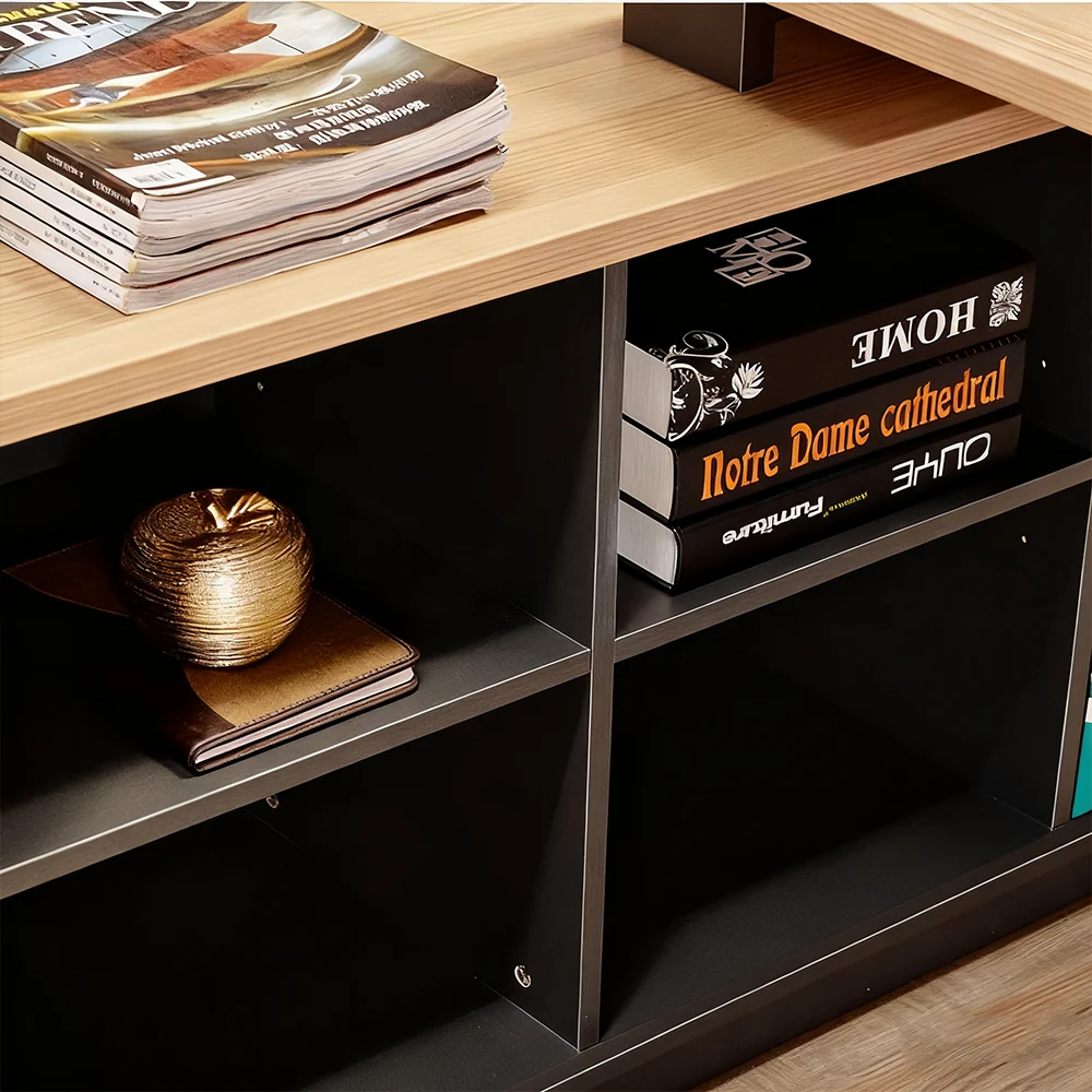 L-Shape Corner Desk Executive Office Desk Computer Table