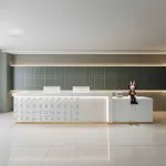 Company Lacquered Reception Desk Counter