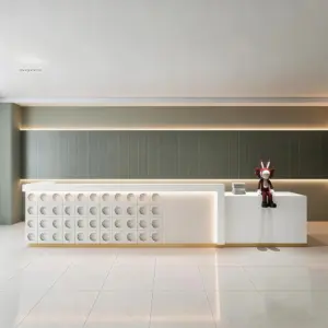 Company Lacquered Reception Desk Counter