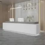 Baked Paint Reception Counter - Maoters