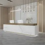 Baked Paint Reception Counter - Maoters