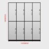 Bathroom Gym Wooden Locking Locker - Maoters