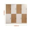 Bathroom Gym Wooden Locking Locker - Maoters