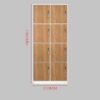 Bathroom Gym Wooden Locking Locker - Maoters