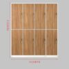 Bathroom Gym Wooden Locking Locker - Maoters