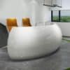 Baked Semicircular Arc Front Desk