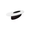Modern White Lacquered Oval Conference Table - Maoters