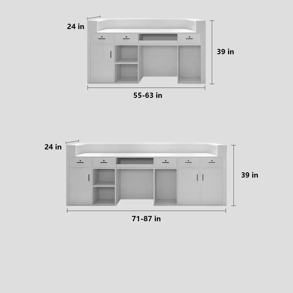 Modern Stainless Steel Cashier Desk - Maoters