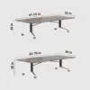 Mobile Expandable Folding Conference Table
