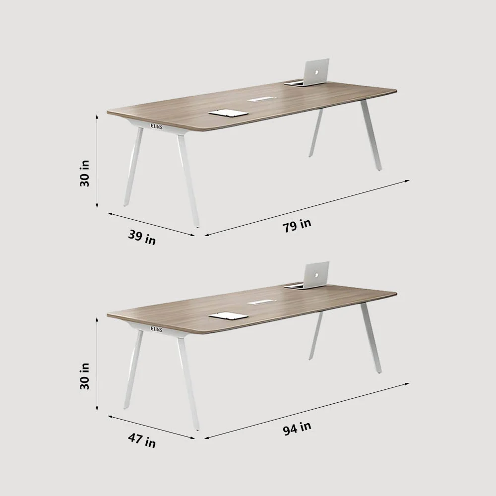 Modern Simplistic Long Conference Table – Office Ready