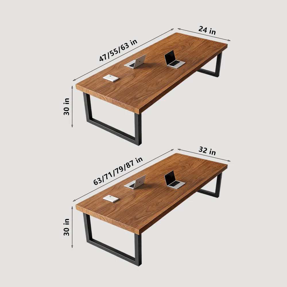 Modern Minimalist Solid Wood Conference Table
