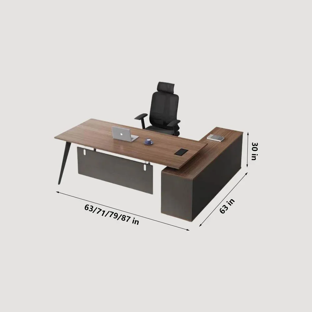 Panel Steel-Wood Manager Desk - Executive Table Panel Steel-Wood Manager Desk - Executive Table